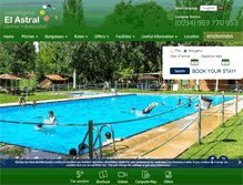Tablet Screenshot of campingelastral.es